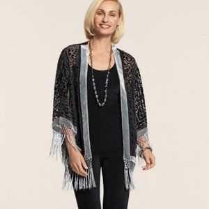 TRAVLERS COLLECTION CORA BURNOUT JACKET